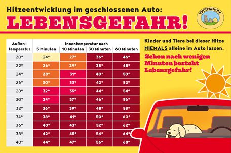 Hitzeentwicklung im Auto